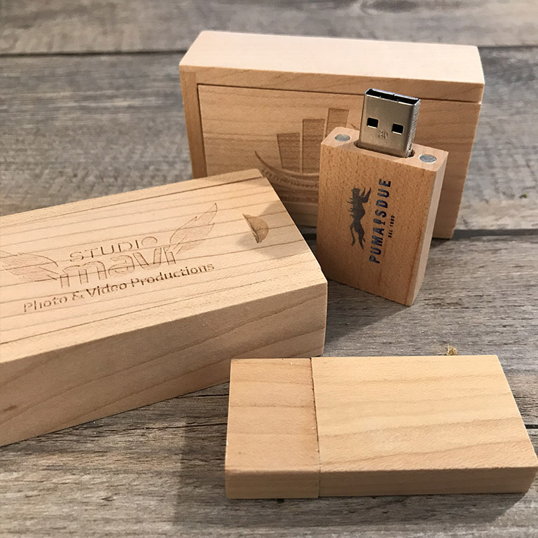 Clé USB en bois