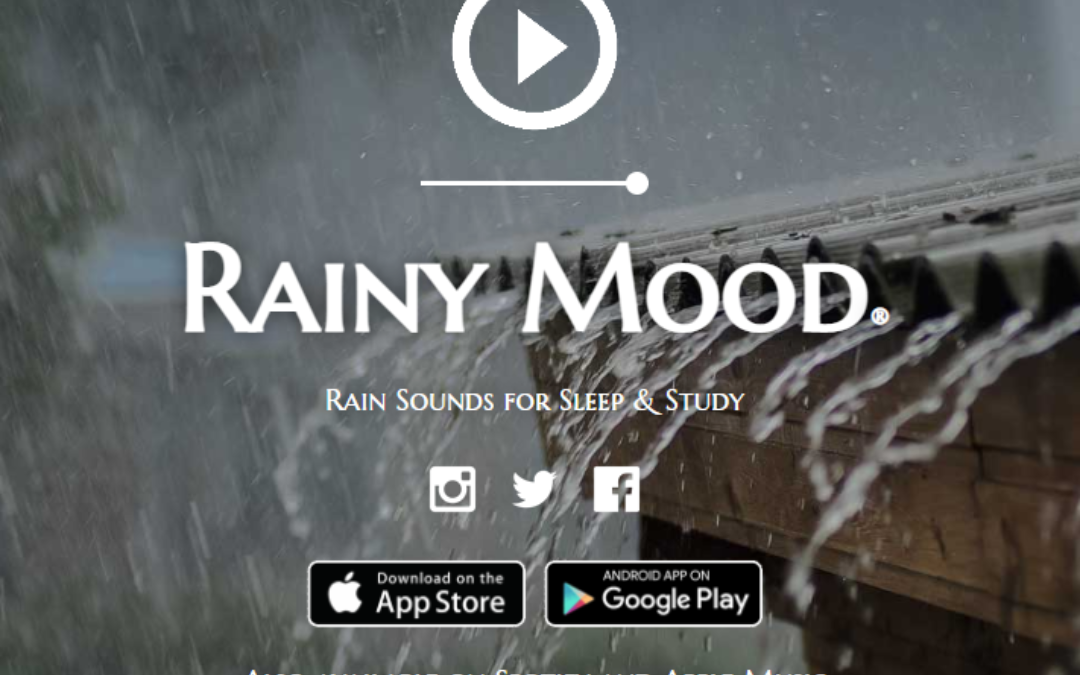 Rainy Mood : Ecoutez le bruit de la pluie accompagné d’une musique douce et apaisante.